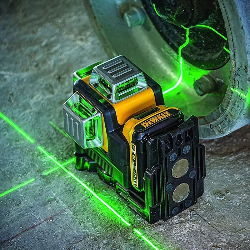 360° Yeşil Lazer Terazi | 30m Menzil, 12V MAX, IP65 Suya Dayanıklı