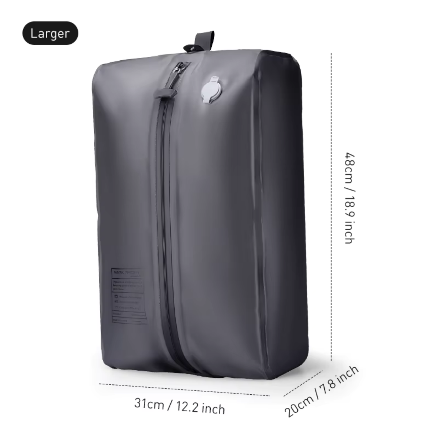 Kıyafetleri düzenli tutan, valiz içinde yer tasarrufu sağlayan sıkıştırma çantası