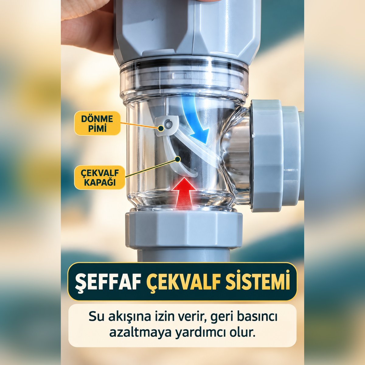 Banyo ve Mutfak İçin Lavabo Gider Takımı | Kolay Montajlı, Böcek - Koku Önleyici, Sızdırmaz Sistem