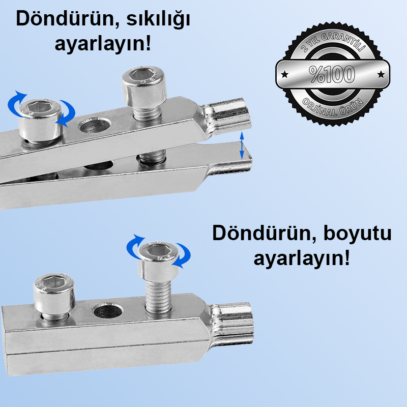 Profesyonel Kırık Musluk ve Vida Çıkarma Aparatı Seti - Metal Yapı