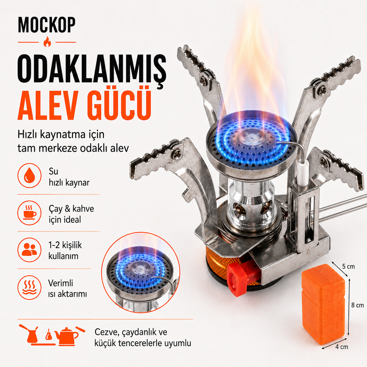 Katlanabilir Mikro Kamp Ocağı