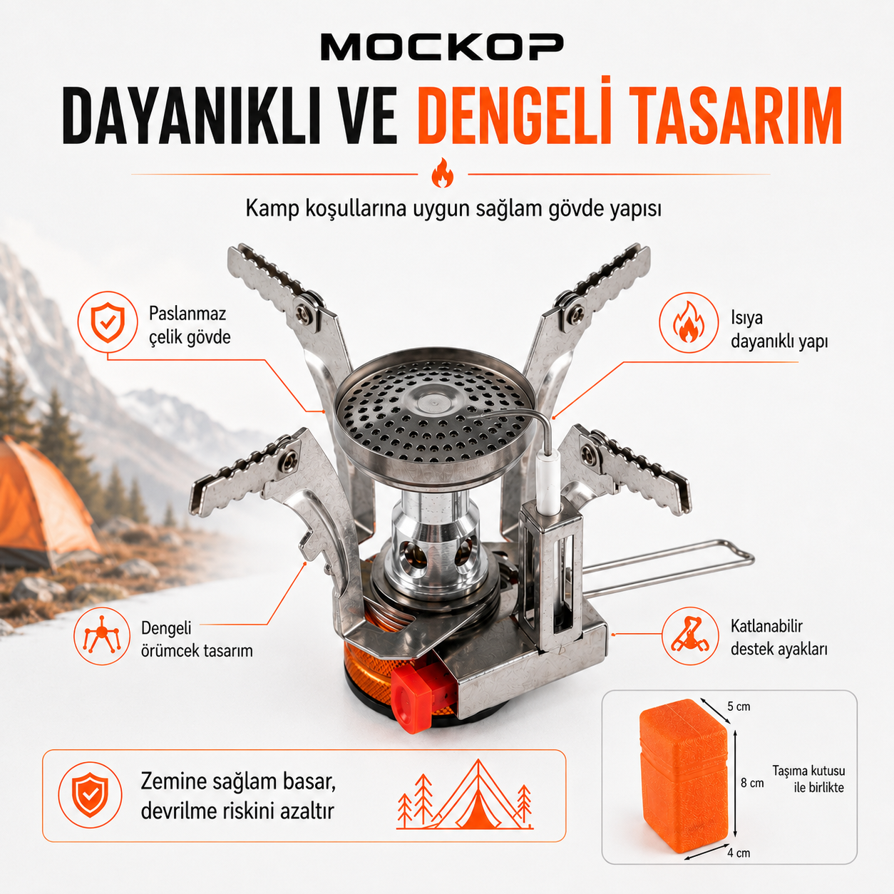 Katlanabilir Mikro Kamp Ocağı