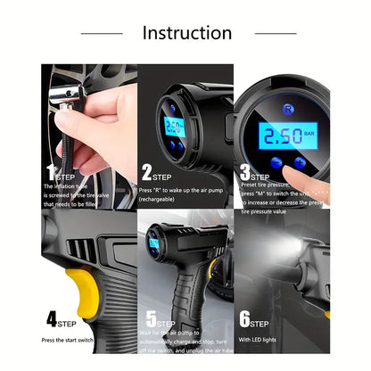 120W Taşınabilir Hava Kompresörü