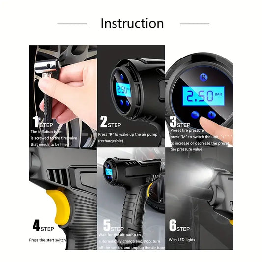 120W Taşınabilir Hava Kompresörü