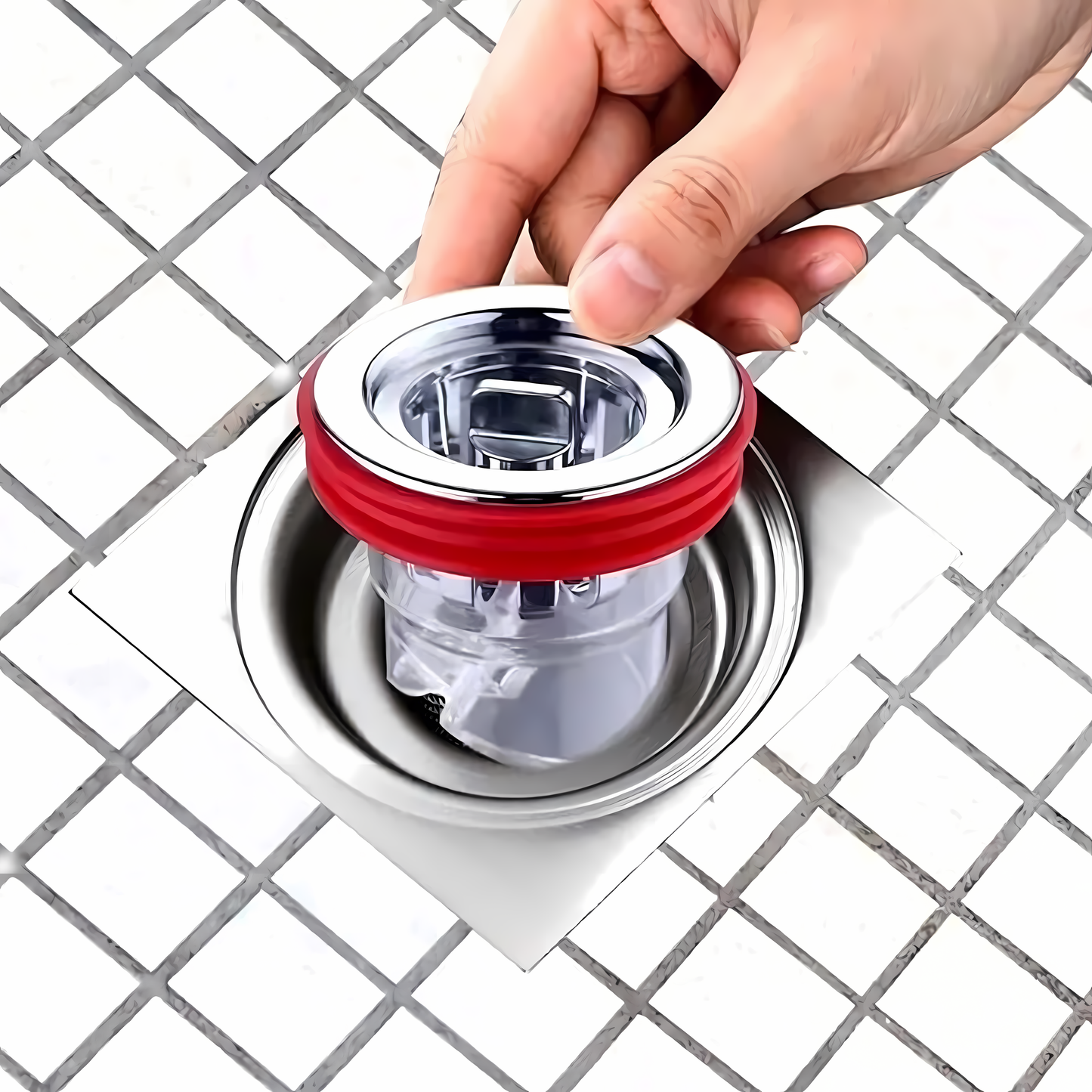 Duş Yer Sifonu Koku ve Böcek Önleyici - Geri Akış Engelleyici Çekvalf Adaptör