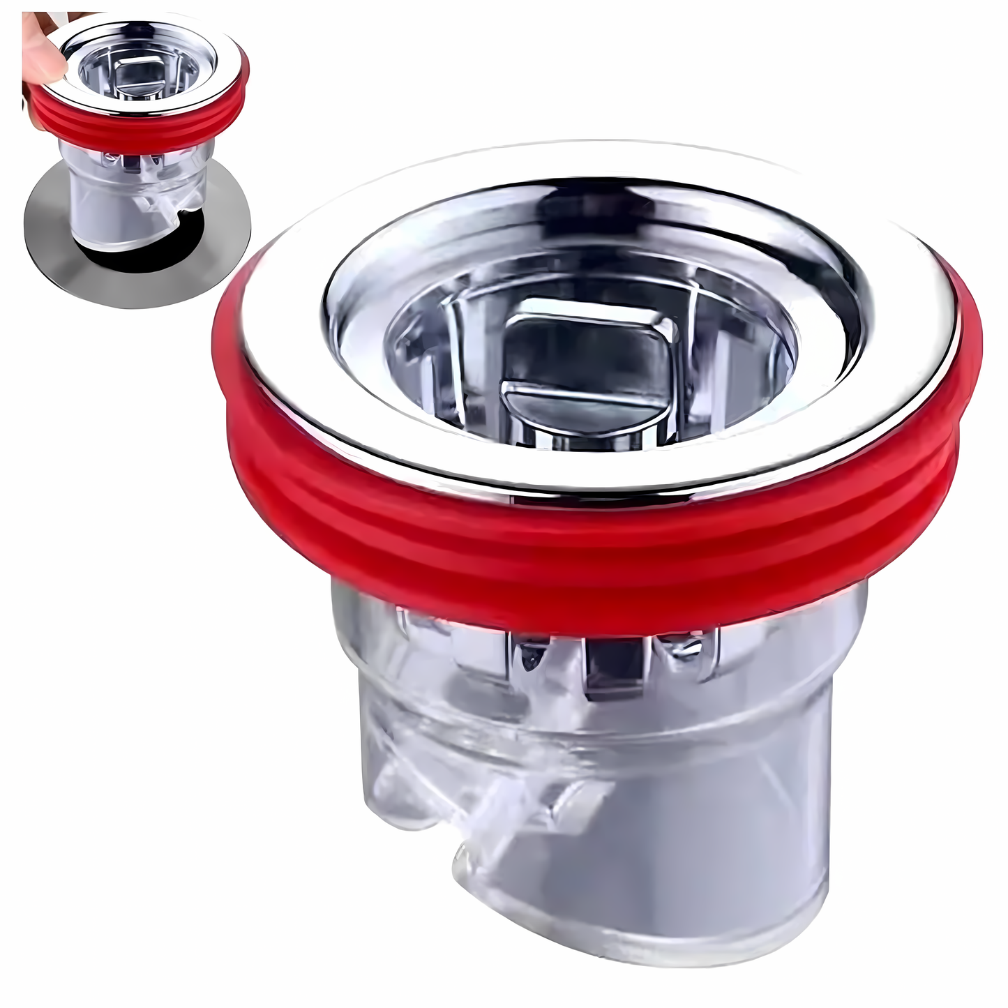 Duş Yer Sifonu Koku ve Böcek Önleyici - Geri Akış Engelleyici Çekvalf Adaptör