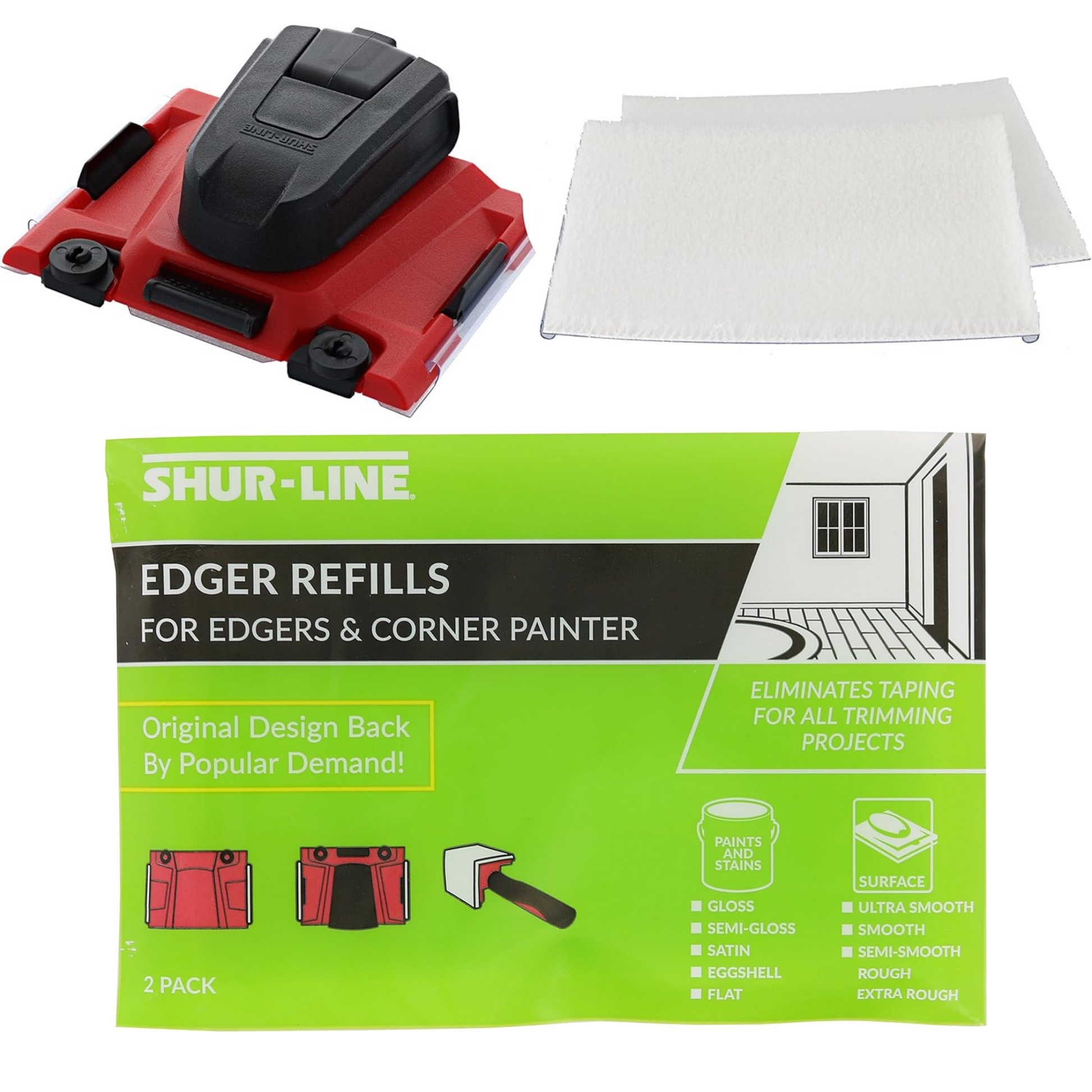 Sihirli kenar boyama aparatı ön görünüm – taşırmadan kusursuz boya